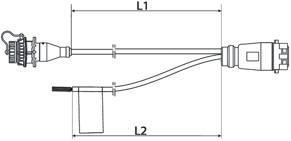 Y-Cable with Diagnostic